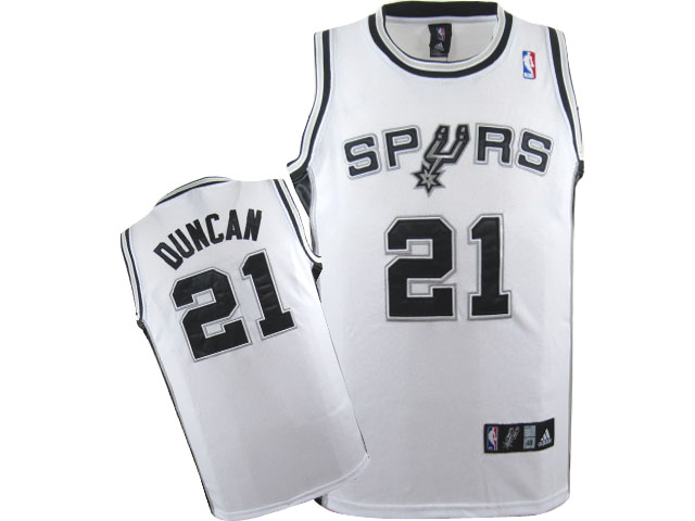 Brand NBA San Antonio Spurs Tim Duncan Swingman Home Adidas Jerseys